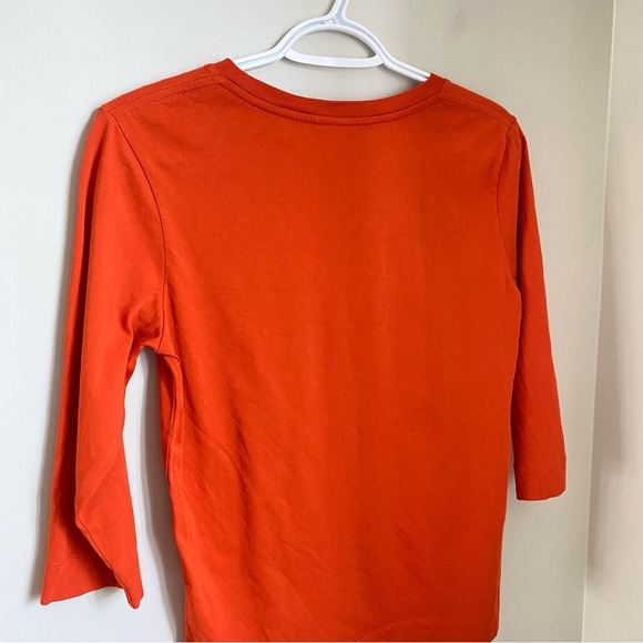 Dries Van Norten Hafiz Three-Quarter Sleeve T-Shirt Vermillion Size XS - Picture 9 of 10